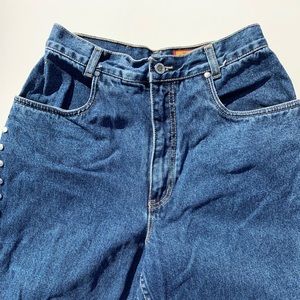 Vintage Lawman High Rise Mom Jeans Womens Size 11 35" Inseam Hipster Streetwear
